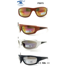 2015 Popular Plastic Newest Sport Sunglasses for Woman Man (PS975)